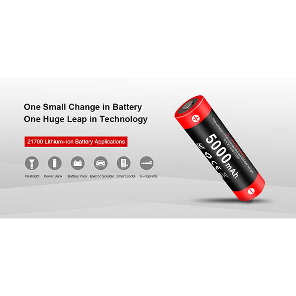 Batterie Batterie lithium-ion 21GT-50 5 000 mAh (21700)