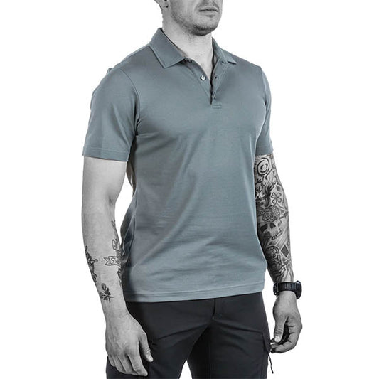 Polo Shirt URBAN, steel grey