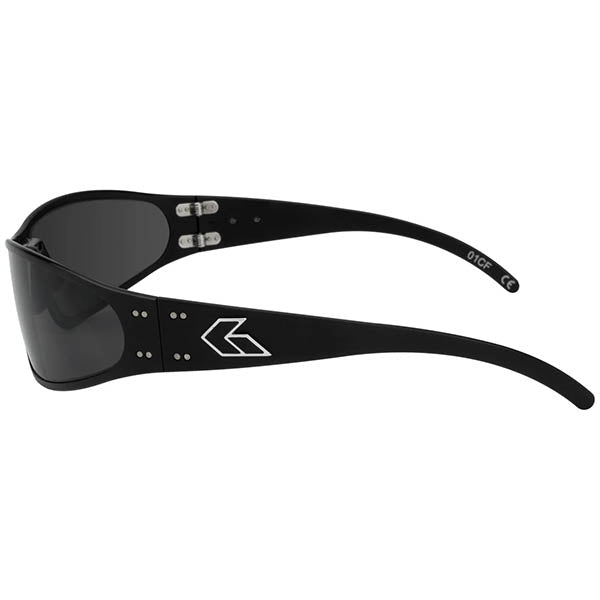 GATORZ Sonnenbrille WRAPTOR Polarized (Black/Smoked Polarized)