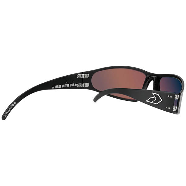 GATORZ Sonnenbrille WRAPTOR verspiegelt (Black/Smoked/sunburst)