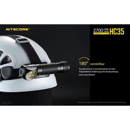 NITECORE LED-STIRNLAMPE HC35 - 2'700 Lumen, inkl. Akku