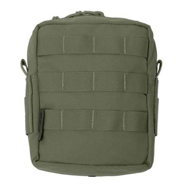 Medium MOLLE Utility Pouch Zipped, OD green