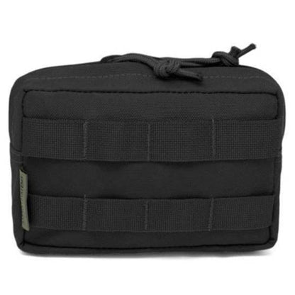 Small Horizontal MOLLE Pouch Zipped, black