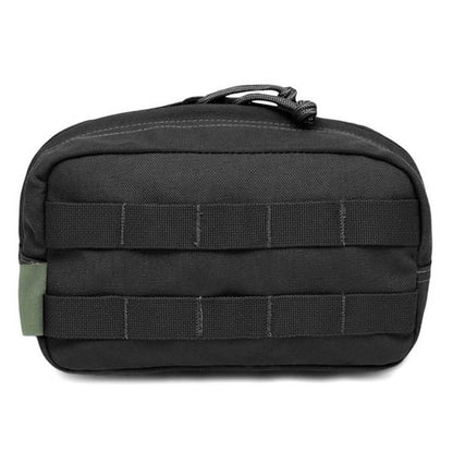 Medium Horizontal MOLLE Pouch Zipped, black