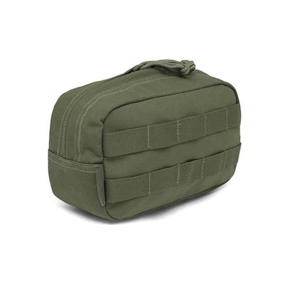 Medium Horizontal MOLLE Pouch Zipped, OD green