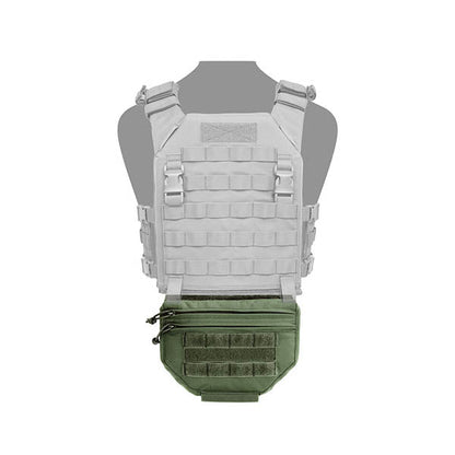 Drop Down Velcro Utility Pouch, OD green