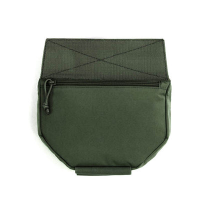 Drop Down Velcro Utility Pouch, OD green