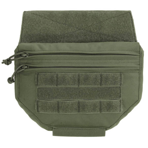 Drop Down Velcro Utility Pouch, OD green