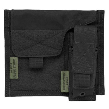 Large Admin Panel with MOLLE Pistol / Torch Pouch, black