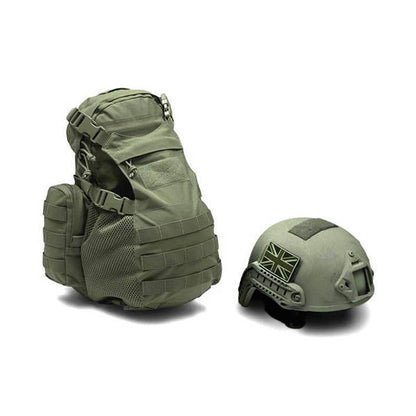 Sac à dos de combat HELMET CARGO PACK, 12 litres, OD vert