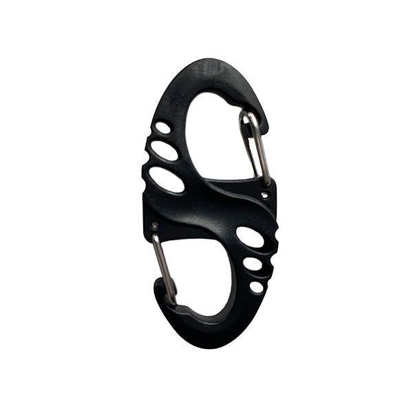 5er-Pack: S-Biner PLASTIC S-BINER CARABINER, black