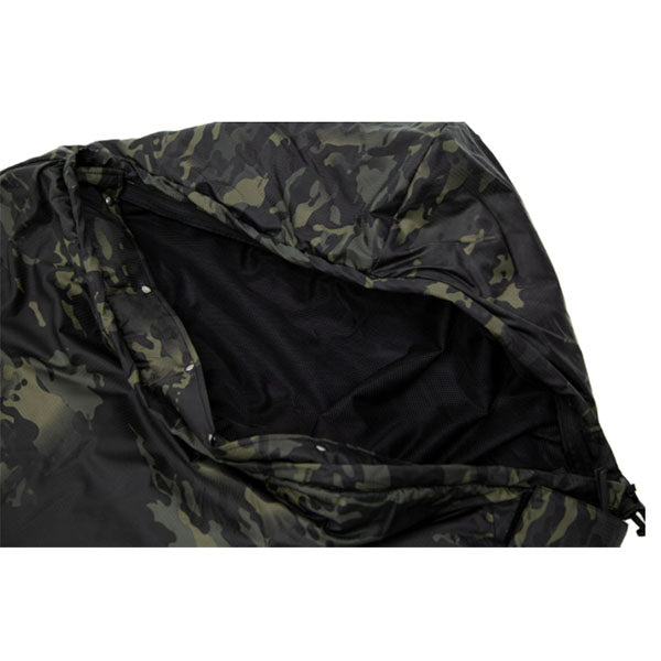 Sac de couchage en fibres synthétiques TROPEN, multicam noir, taille L