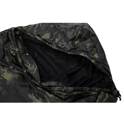 Sac de couchage en fibres synthétiques TROPEN, multicam noir, taille L