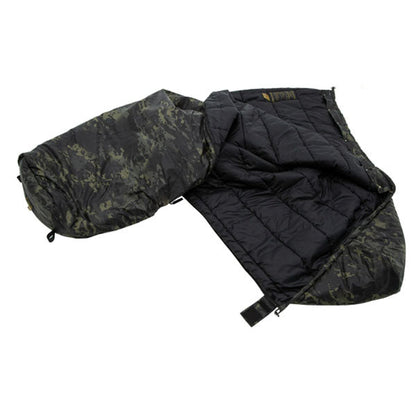 Sac de couchage en fibres synthétiques TROPEN, multicam noir, taille L