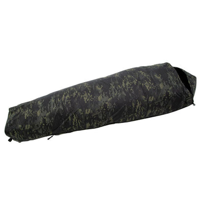 Sac de couchage en fibres synthétiques TROPEN, multicam noir, taille L