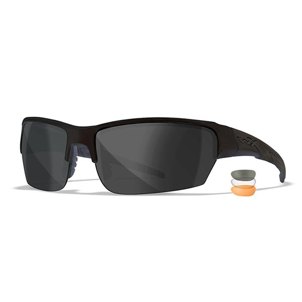 WILEY-X Sonnenbrille WX SAINT, grau/klar/helles orange