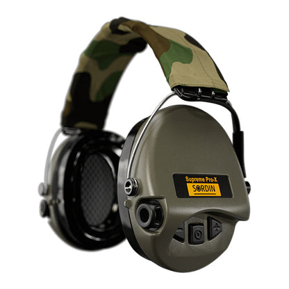 SORDIN Gehörschutz SURPREME PRO-X LED, Headband, camo-green