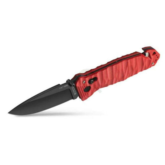 TB-OUTDOOR Klappmesser CAC S200, Glattschliff, G10, red