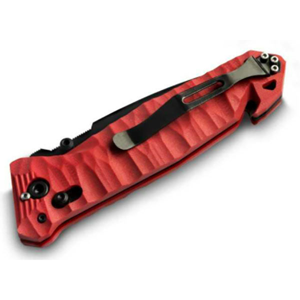 TB-OUTDOOR Klappmesser CAC S200, Wellenschliff, G10, red