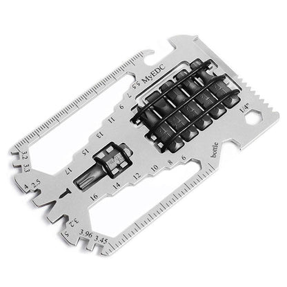 MyEDC Multitool POCKET CARD 29 in 1 mit 6 Bits