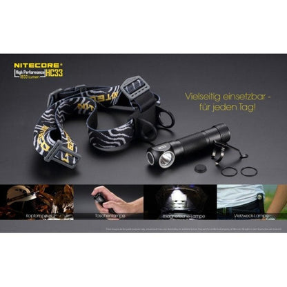 NITECORE LED-STIRNLAMPE HC33 - 1'800 Lumen (inkl. Akku)