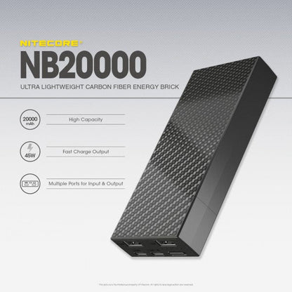 NITECORE POWERBANK NB20'000mAh