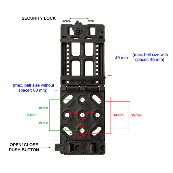 TAC-CLIP Gürtel Adapter