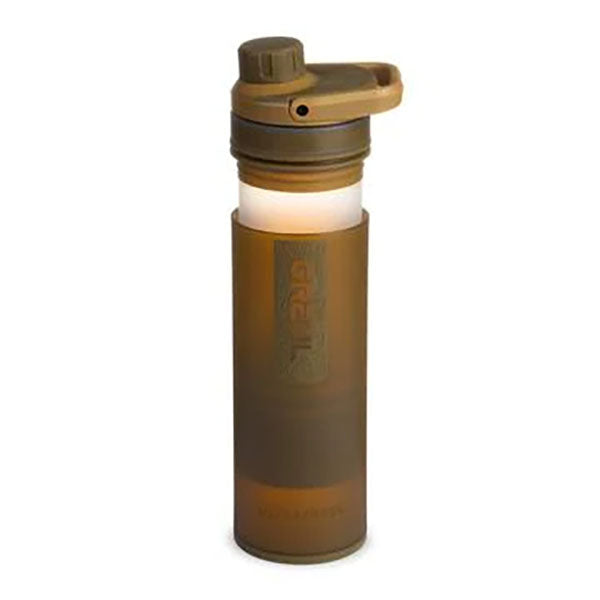 Wasserfilter ULTRAPRESS PURIFIER BOTTLE, coyote brown