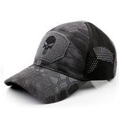 Casquette baseball TAC BASE CAP MESH PUNISHER, ripstop, Velcro, kryptek typhon Taille unique