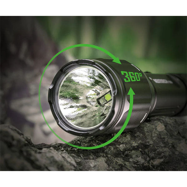 Kit de chasse avec lampe de poche LED T5G SET V2.0, 1 200 lumens (170 lumens vert) (batterie incluse)