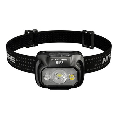 NITECORE LAMPE FRONTALE LED NU33 USB - 700 lumens (batterie incluse), noir