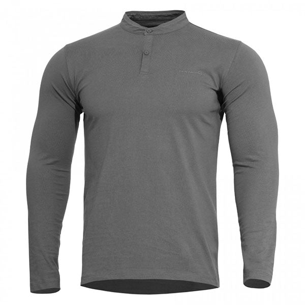 Chemise Henley ROMEO 2.0, gris loup