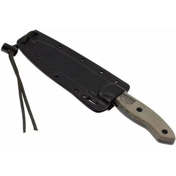 Couteau de survie CM6 COMBAT TACTICAL, meulage lisse