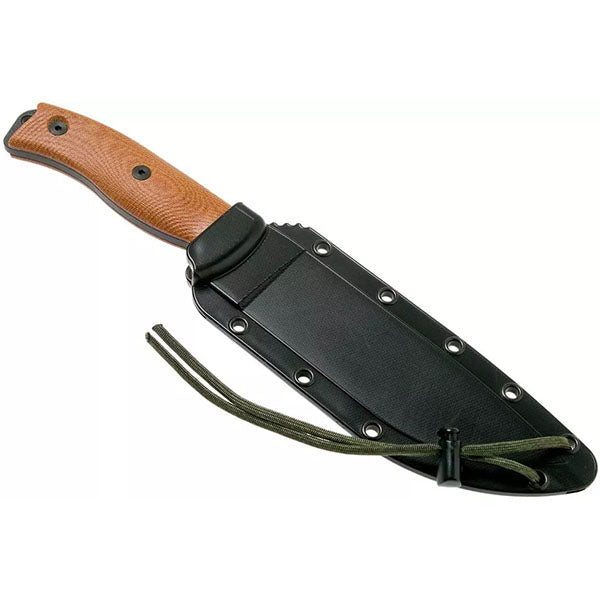 Survivalmesser MODEL 6 BLACK NATURAL, Glattschliff