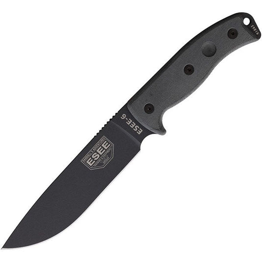 Survivalmesser MODEL 6 TACTICAL GRAY, Glattschliff