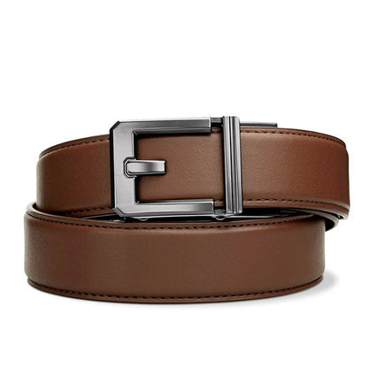 Ceinture d'arme BROWN LEATHER GUN BELT X3, marron