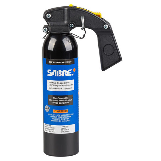 Spray au poivre MK-9 HIGH VOLUME STREAMER, avec poignée pistolet, 480ml