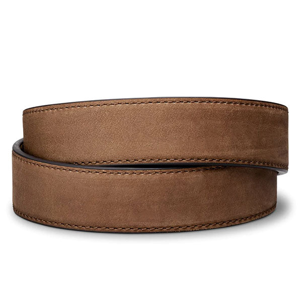 Sangle de ceinture BUFFALO LEATHER GUN BELT, MARRON (sans boucle de ceinture)