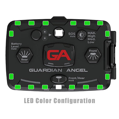 Lampe de sécurité GUARDIAN ANGEL ELITE GREEN/GREEN avec batterie