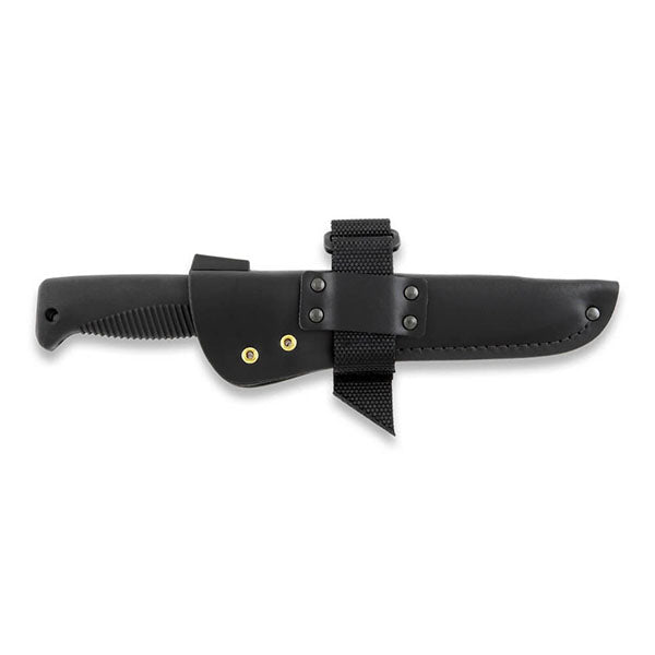 Couteau outdoor M95 RANGER PUUKKO, étui cuir noir