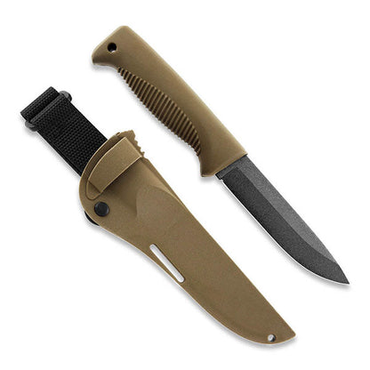 Couteau outdoor M07 RANGER PUUKKO, fourreau composite coyote