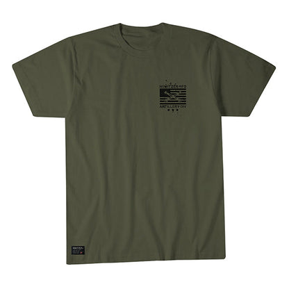 T-shirt ARTILLERY DIVISION, surplus vert