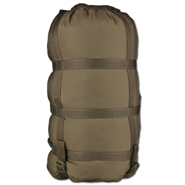 Sac de couchage en duvet XP DOWN 1000, olive, taille M, fermeture éclair au milieu