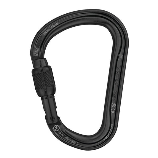 grosser asymmetrischer Karabiner WILLIAM, Screw-Lock