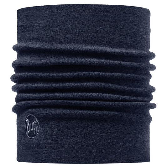 BUFF PROFESSIONAL, COLD Protection Neckwear, HEAVYWEIGHT MERINO WOOL NECKWARMER, solid denim