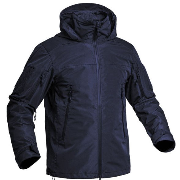 Veste de pluie PARKA HARDSHELL FIGHTER, marine