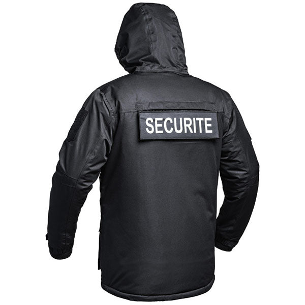 A10, Parka Hardshell WF 150 SECU-ONE FLAP SECURITE, noir