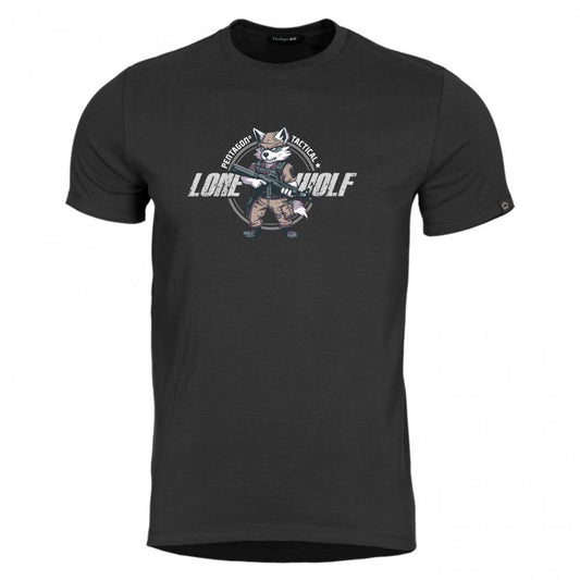 AGERON Lone Wolf T-Shirt, black