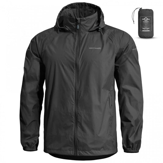 Cloudburst Men's Rain Jacket, black