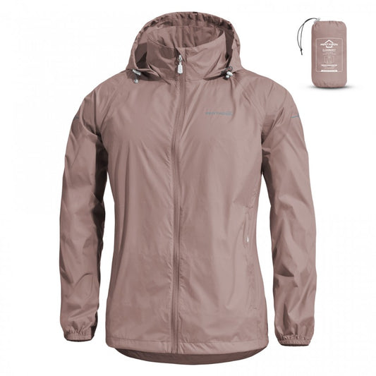 Cloudburst Women's Rain Jacket, rotten apple